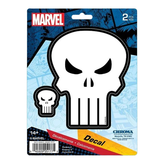 Chroma Graphics 6 x 8 Marvel Punisher Decal