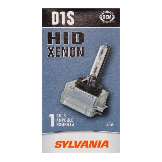 Sylvania Headlight Bulb D1S