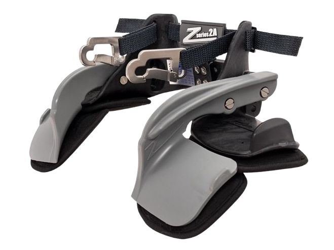 Z-Tech Series 2A SFI 38.1 Head and Neck Restraint Certified Black/Gray One Size Fits All