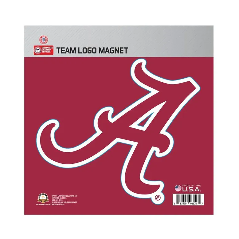 FANMATS 10in Alabama Crimson Tide Large Team Logo Magnet