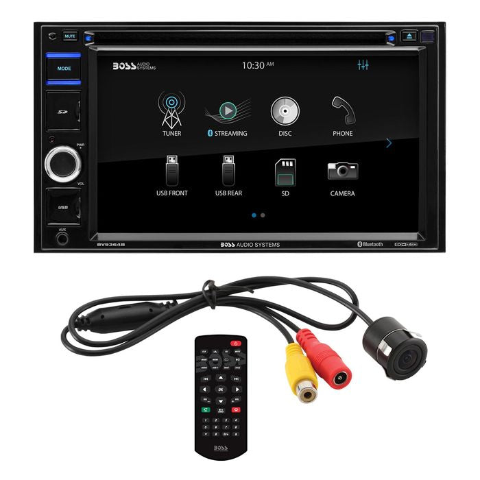 Boss Audio Double Din AM/FM/CD/DVD with Navigator and Rear Camera