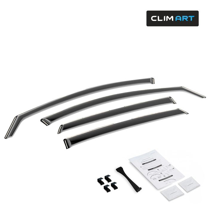 Clim Art Smoke Side Window Deflector 620154