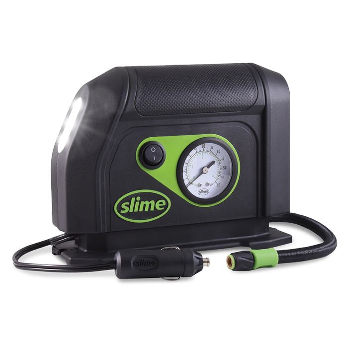 Slime 12 Volt Tire Inflator with Gauge and Light