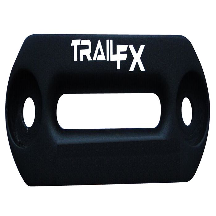 TrailFX Bare Aluminum Hawse Style Winch Fairlead for Use with Winches WS35B and WS45B