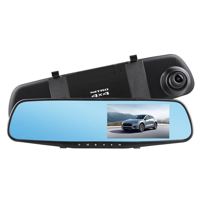 Nitro 4 X 4 Rear View Mirror Dash Camera Plus Backup Camera