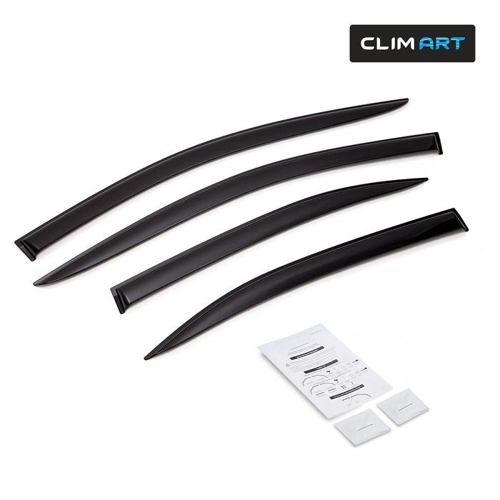 Clim Art Dark Smoke Side Window Deflector 420011LP