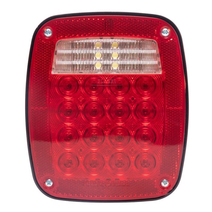 Blazer International Red Universal Stop Turn and Tail LED Trailer Light with Backup