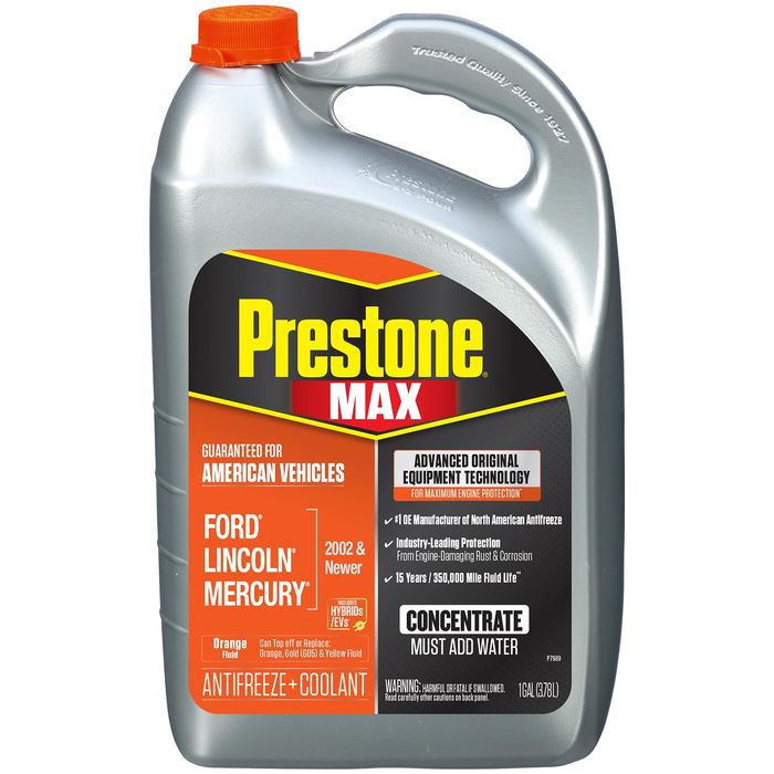 Prestone Engine Coolant Antifreeze Orange Concentrate