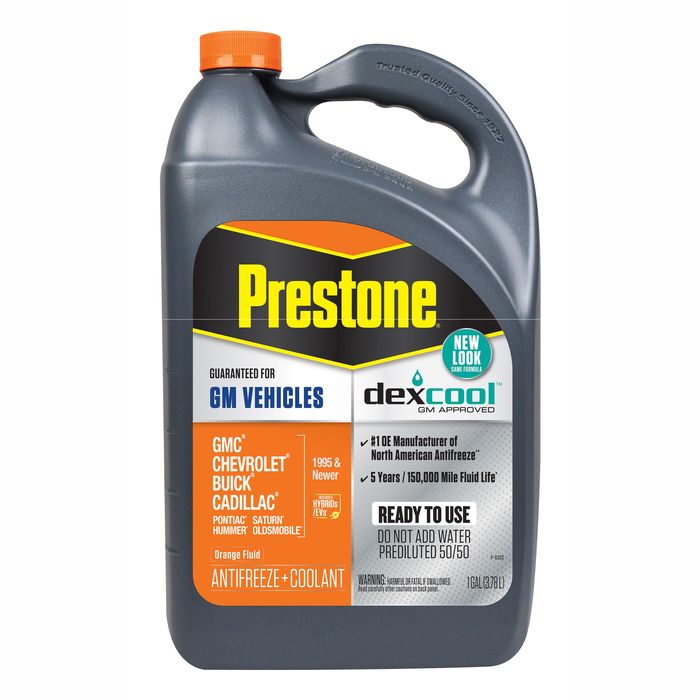 Prestone Antifreeze and Coolant Orange Dex-Cool Ready-To-Use