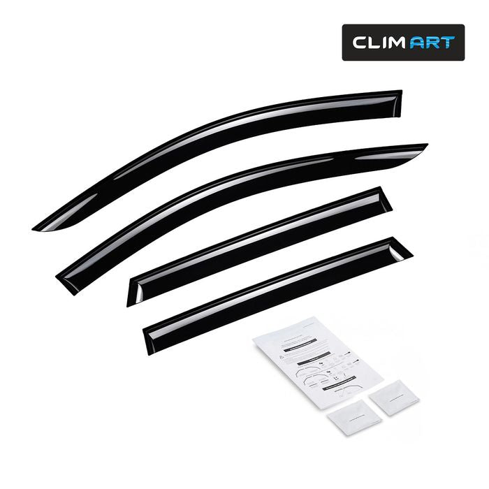 Clim Art Dark Smoke Side Window Deflector 417017LP