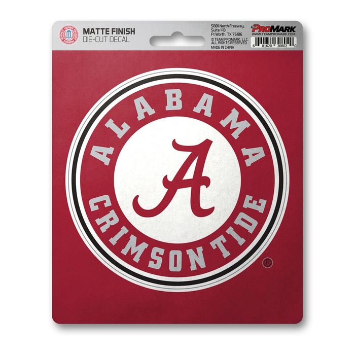 FANMATS Alabama Crimson Tide Matte Decal