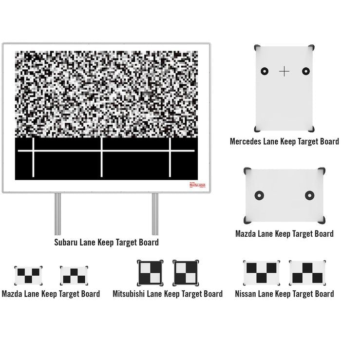 Autel Expansion Set of Targets for Ldw Calibration