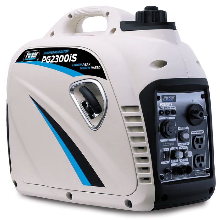 Pulsar 2,300 Watts Gas-Powered Portable Inverter Generator