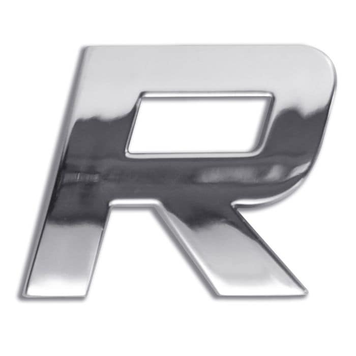 Electroplate Chrome Letter R