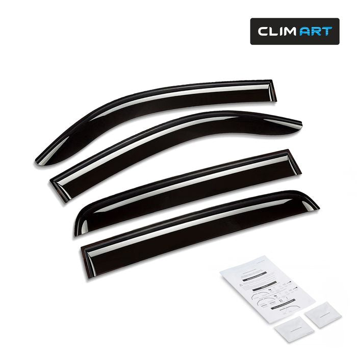 Clim Art Dark Smoke Side Window Deflector 416085LP