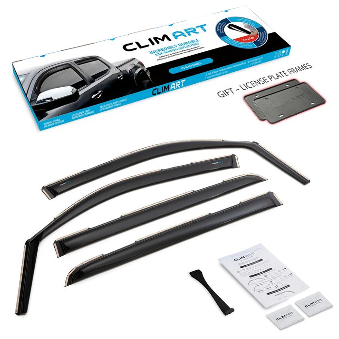 Clim Art Side Window Deflector 619006LP