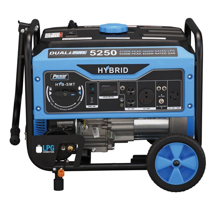 Pulsar 5,250 Watts Dual Fuel Portable Generator