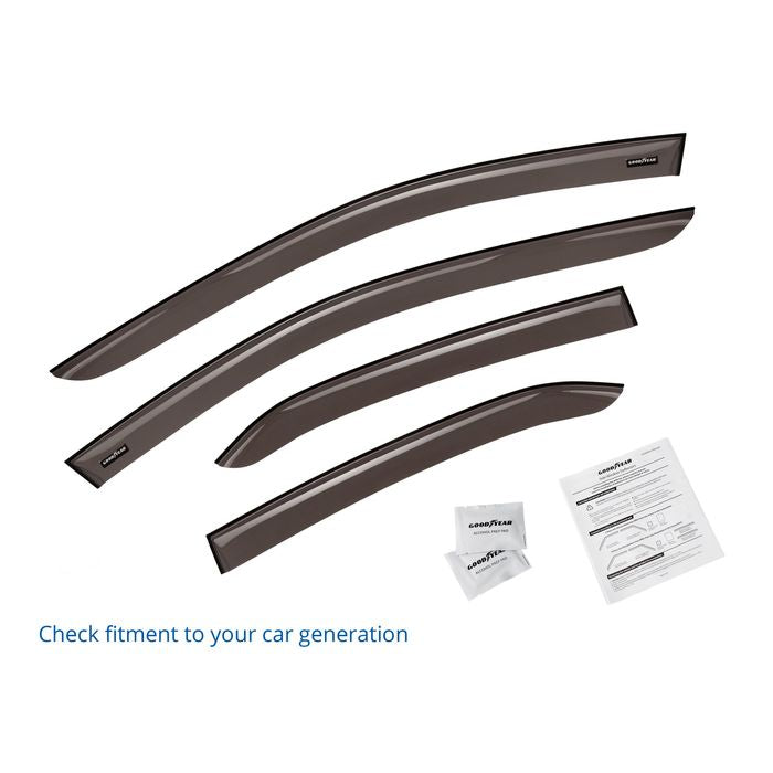 Goodyear Premium Smoke Side Window Deflector GY003125