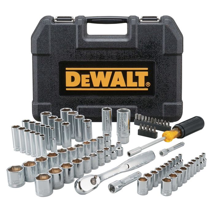 Dewalt Mechanics Tool Set, 84 Piece