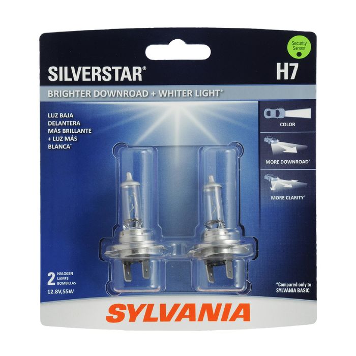 Sylvania SilverStar Headlight Bulb H7ST-2