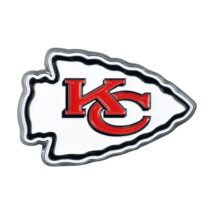 FANMATS Kansas City Chiefs 3D Metal Color Emblem