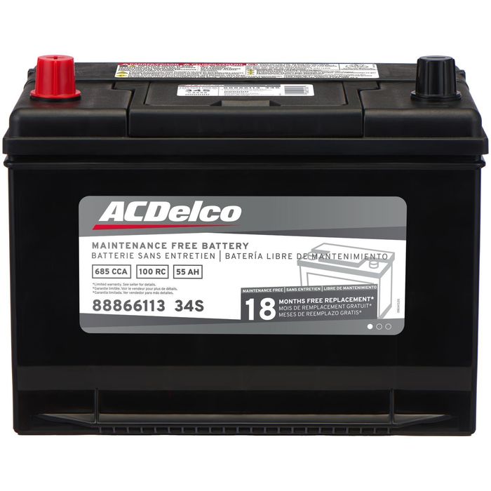 ACDelco Advantage Battery BCI Group Size 34 685 CCA 34S