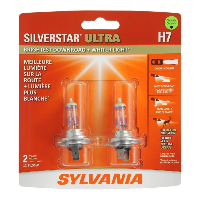 Sylvania SilverStar Ultra Headlight Bulb H7SU-2