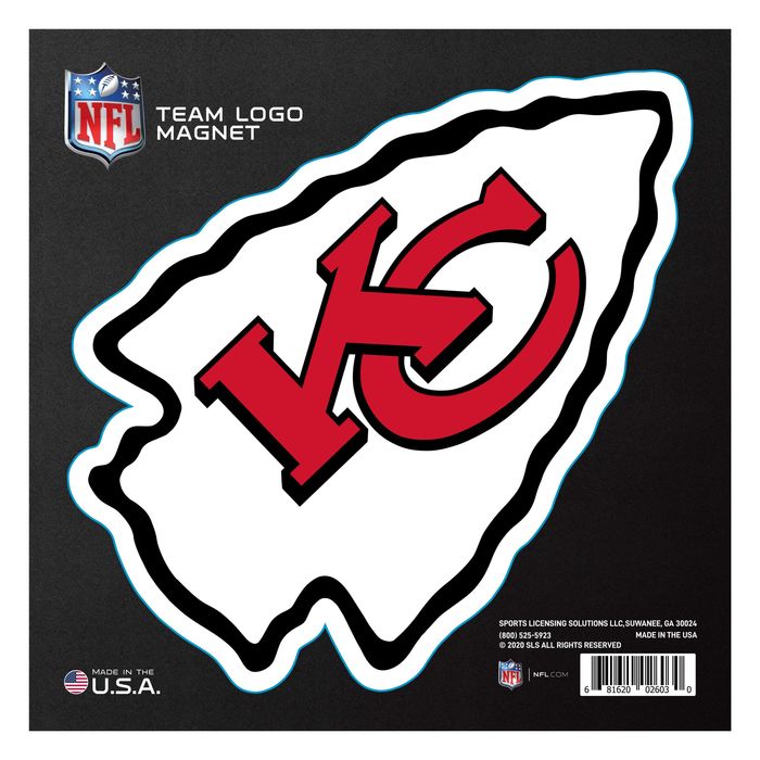 FANMATS 10in Kansas City Chiefs Large Team Logo Magnet