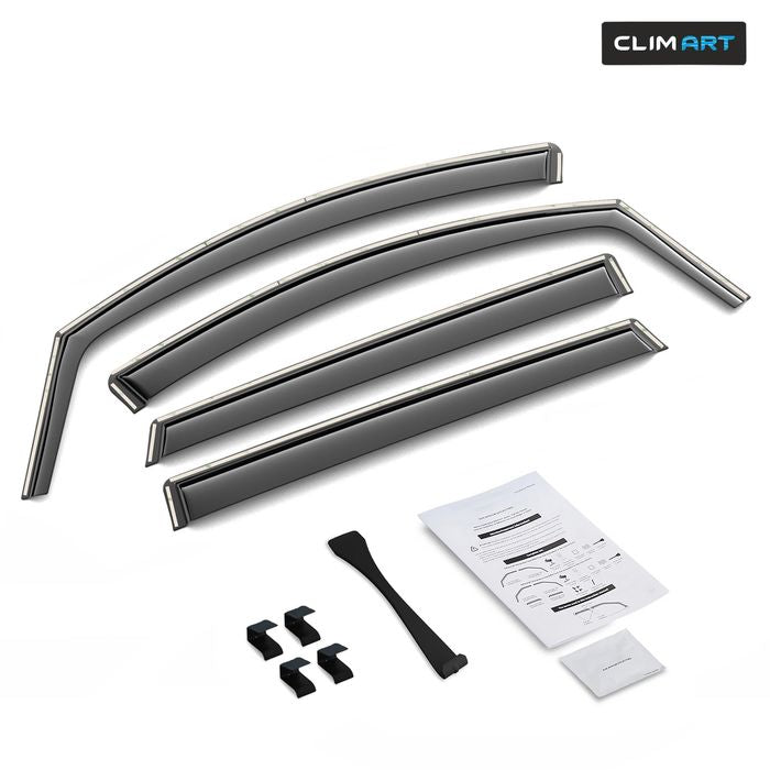 Clim Art Smoke Side Window Deflector 619116