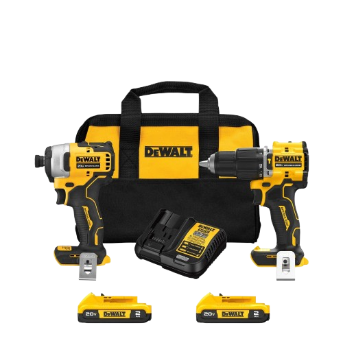 Dewalt 20 Volt Atomic MAX Cordless 2 Tool Combo Kit