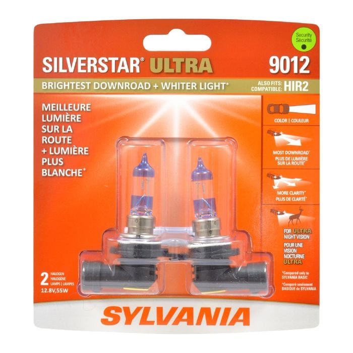 Sylvania SilverStar Ultra Headlight and Fog Light Bulb 9012SU-2