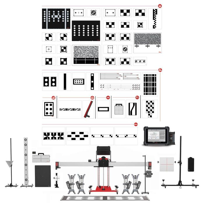 Autel All Systems Calibration Package 3.0T Includes Frame, Ia800 System, Ms909, Target, Components