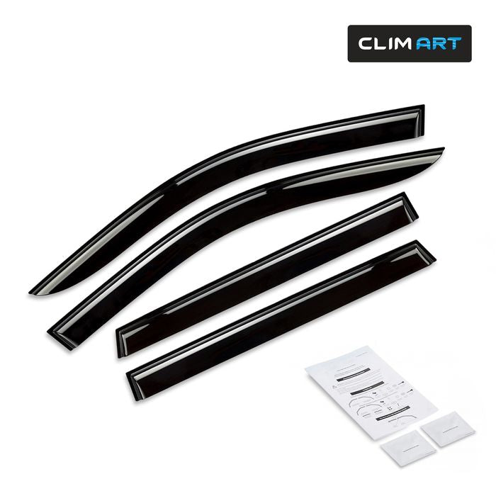 Clim Art Dark Smoke Side Window Deflector 410032