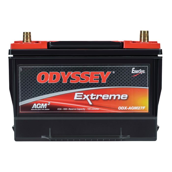 Odyssey Battery Extreme Absorbed Glass Mat (AGM) AGM Battery 27F BCI Group Size ODX-AGM27F 930 CCA