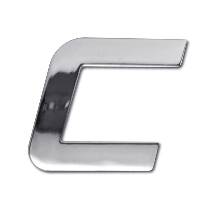 Electroplate Chrome Letter C