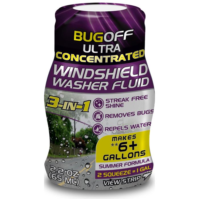 BugOFF Summer Formula Windshield Washer Fluid