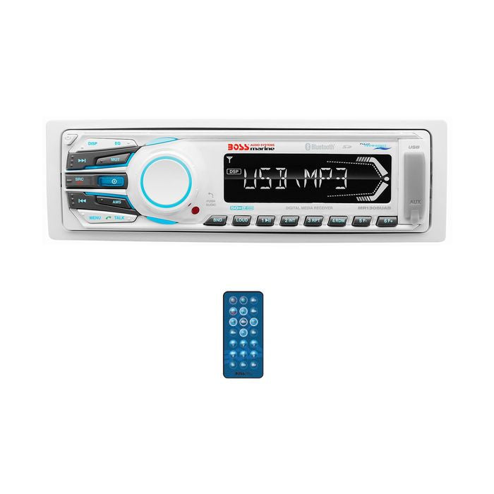 Boss Audio White AM/FM Marine Bluetooth Receiver