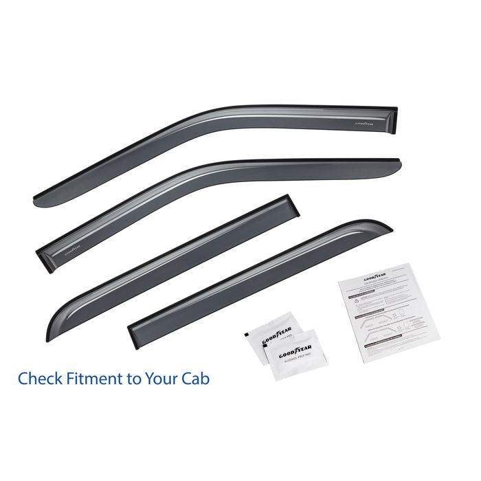 Goodyear Premium Smoke Side Window Deflector GY003112