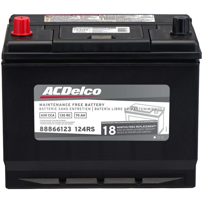 ACDelco Advantage Battery BCI Group Size 124R 630 CCA 124RS