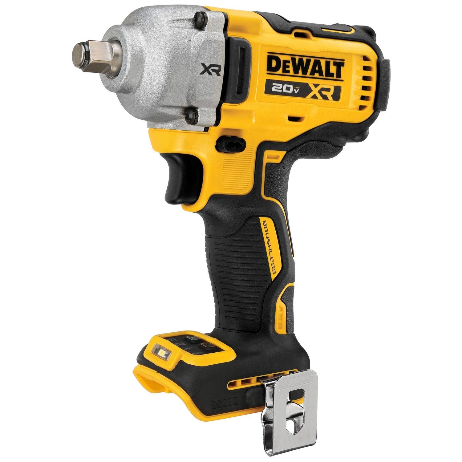 Dewalt 1/2in Hog Ring, 20 Volt MAX Impact Wrench, Led Work Light Bare Tool