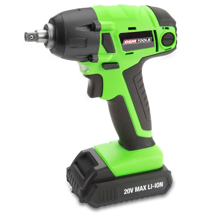 OEMTOOLS 3/8in Drive 20 Volt Lithium Ion Cordless Impact Wrench