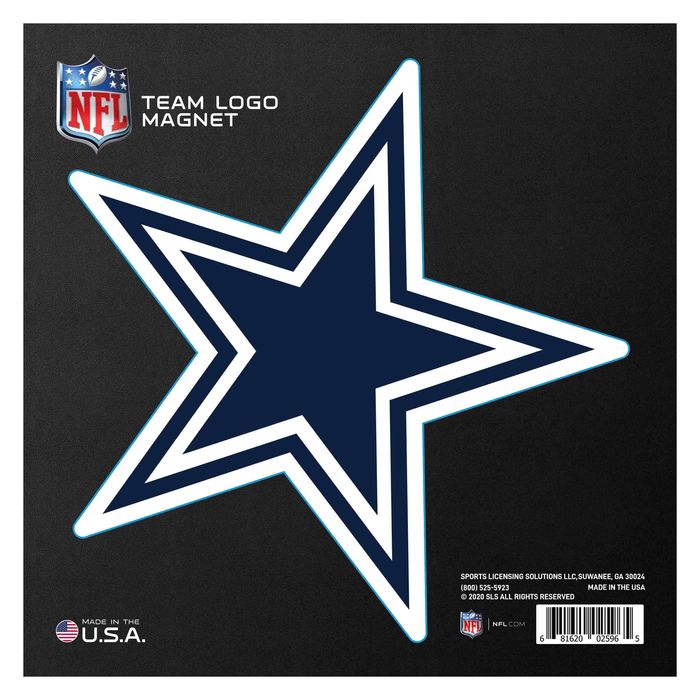 FANMATS 10in Dallas Cowboys Large Team Logo Magnet