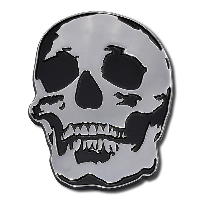 Elektroplate Chrome Metalhead Skull Emblem