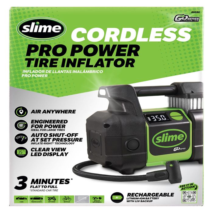 Slime Cordless Pro Power Tire Inflator