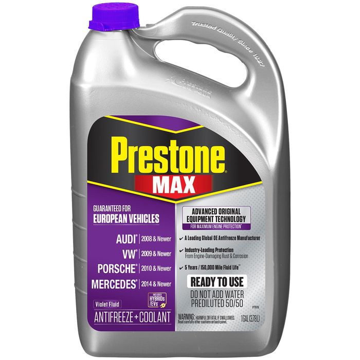 Prestone Engine Coolant Antifreeze Purple Pre-Mixed