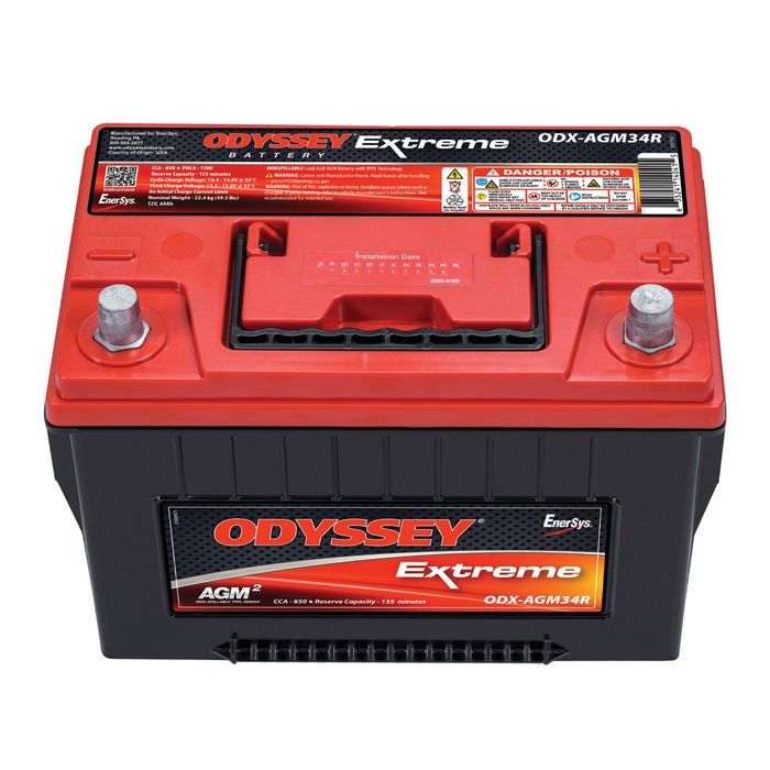 Odyssey Extreme Battery BCI Group Size 34 850 CCA ODX-AGM34R