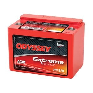 Odyssey Battery Extreme AGM Ready-to-Ride Power Sport Battery 100 CCA PC310