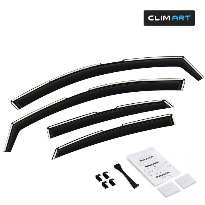 Clim Art Smoke Side Window Deflector 619103