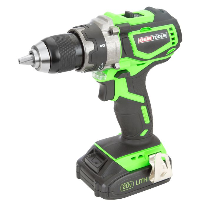 OEMTOOLS 20 Volt MAX 1/2in Lithium Ion Brushless Drill