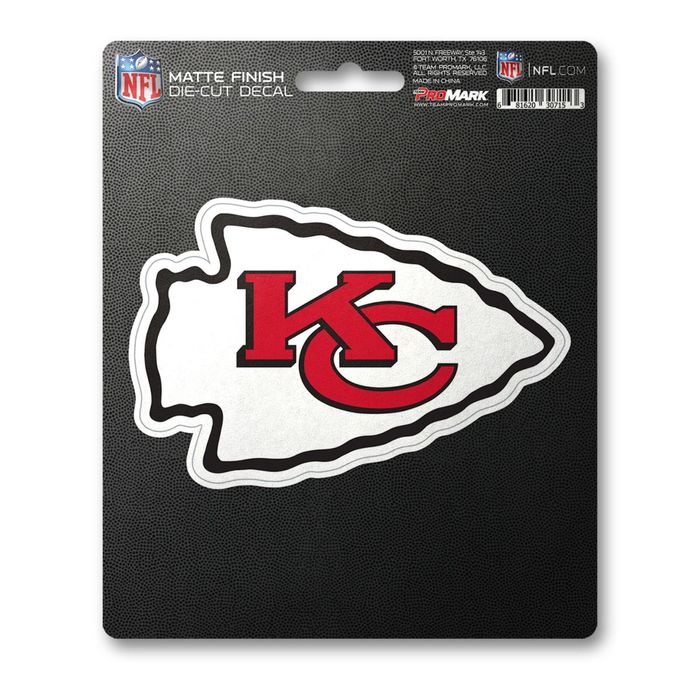 FANMATS Kansas City Chiefs Matte Decal